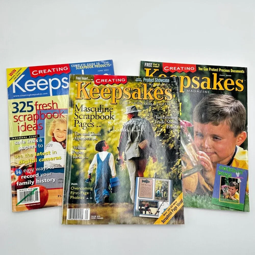 Creating Keepsakes 3 Scrapbook Magazines Crafting Photos